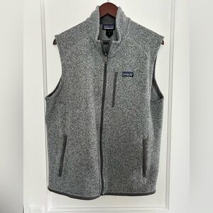 Patagonia Men's Gray Fleece Vest, XL